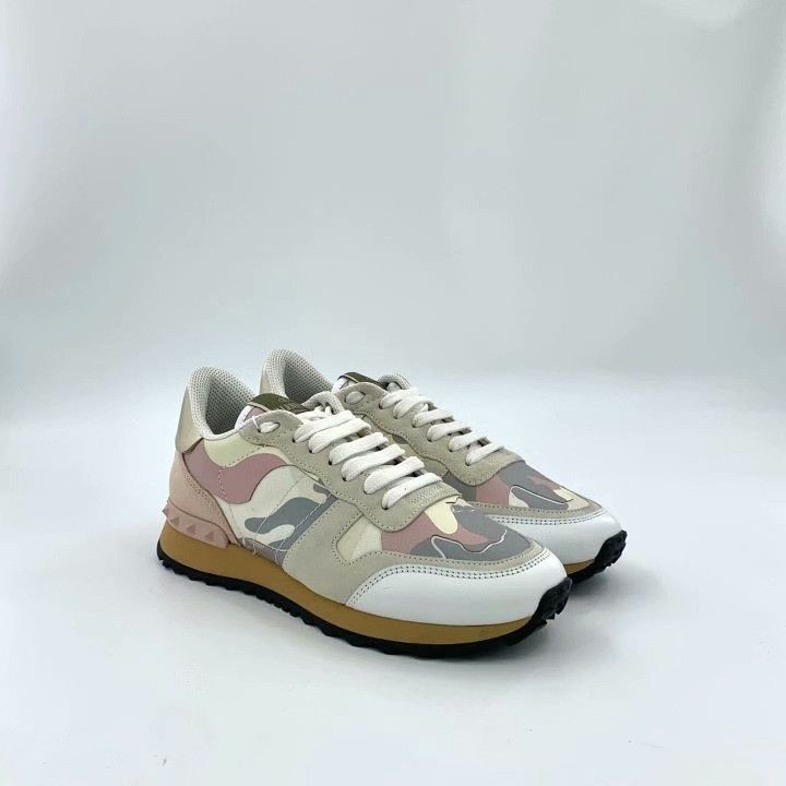 Valentino Valentino Camo Lace-Up Casual Flat Sneakers Size US 6 / IT 36 - 2 Thumbnail