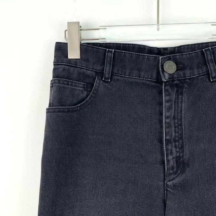 Chanel Chanel Black Tweed Side Denim Pants Size 36" / US 14 / IT 50 - 3 Thumbnail