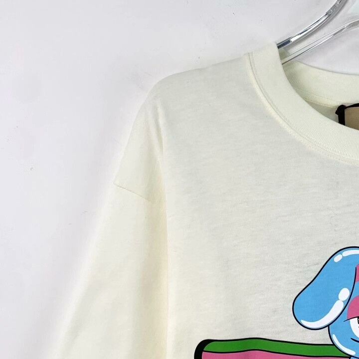 Gucci Gucci Rabbit Letter Print Cotton T-Shirt Size XS / US 0-2 / IT 36-38 - 3 Thumbnail