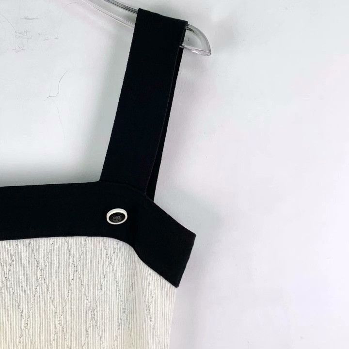 Chanel Chanel Colorblock Quilted Cotton Camisole Size XS / US 0-2 / IT 36-38 - 3 Thumbnail