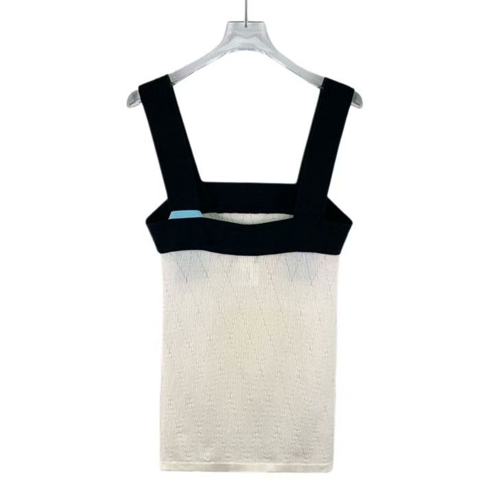 Chanel Chanel Colorblock Quilted Cotton Camisole Size XS / US 0-2 / IT 36-38 - 2 Thumbnail
