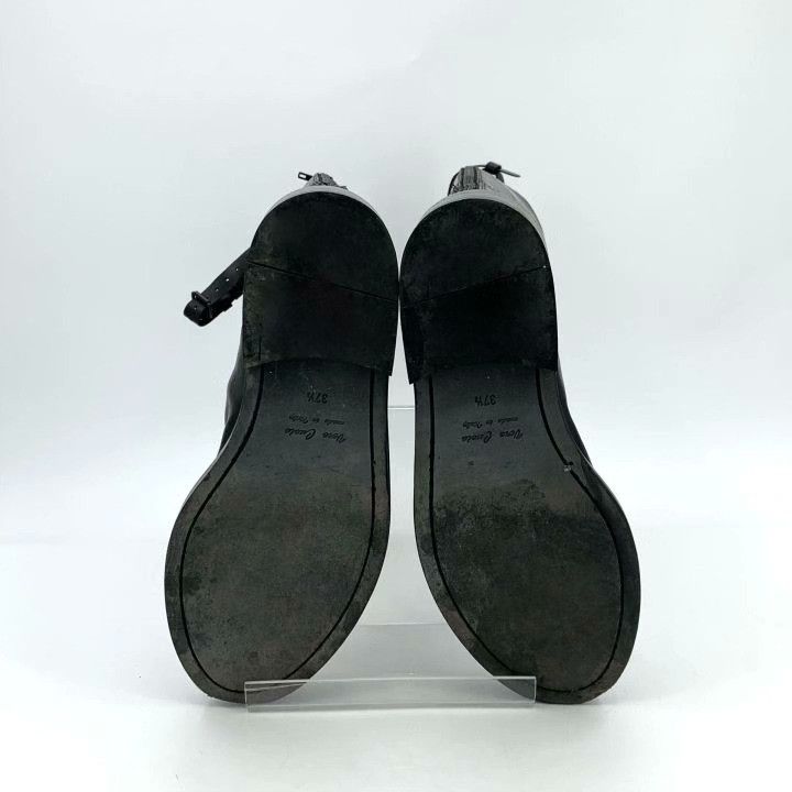 Ann Demeulemeester Ann Demeulemeester Black Leather Mid-Calf Boots Size US 6.5 / IT 36.5 - 5 Thumbnail