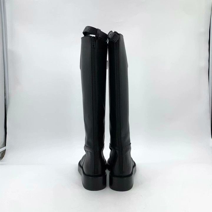 Ann Demeulemeester Ann Demeulemeester Black Leather Mid-Calf Boots Size US 6.5 / IT 36.5 - 4 Thumbnail
