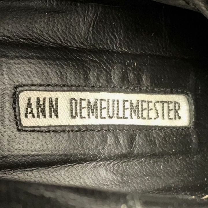 Ann Demeulemeester Ann Demeulemeester Black Leather Mid-Calf Boots Size US 6.5 / IT 36.5 - 7 Thumbnail