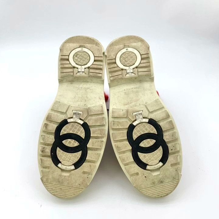 Chanel Chanel Brown Logo Lace-Up Snow Boots Size US 7.5 / IT 37.5 - 5 Thumbnail