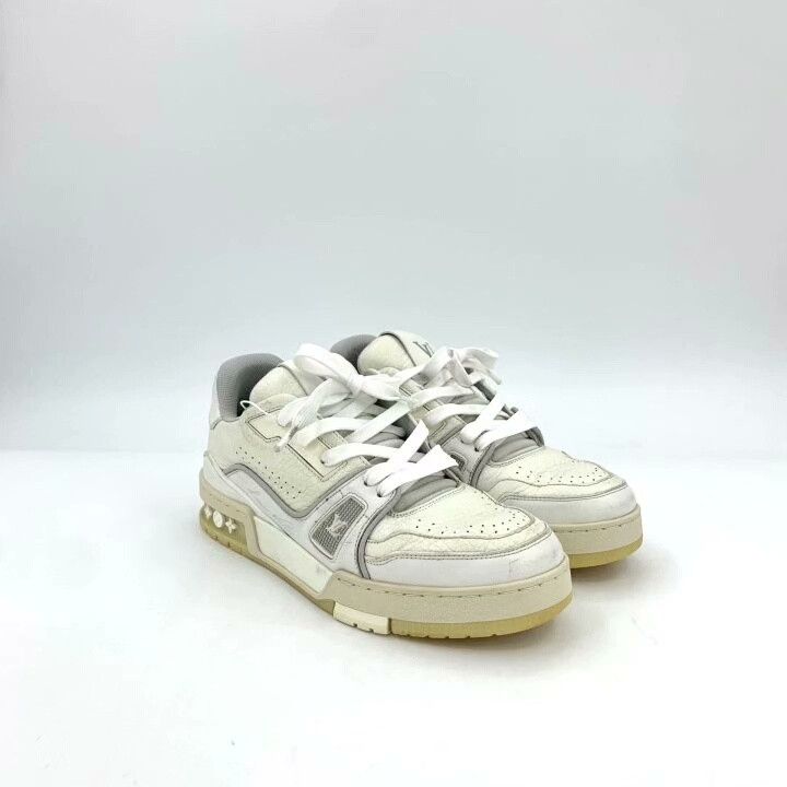 Louis Vuitton Louis Vuitton Trainer White Sneakers Size US 6.5 / IT 36.5 - 2 Thumbnail