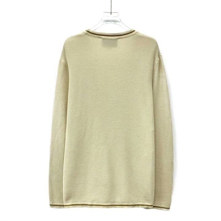 Gucci Gucci Beige Wool V-Neck Cardigan Size S / US 4 / IT 40 - 2 Thumbnail