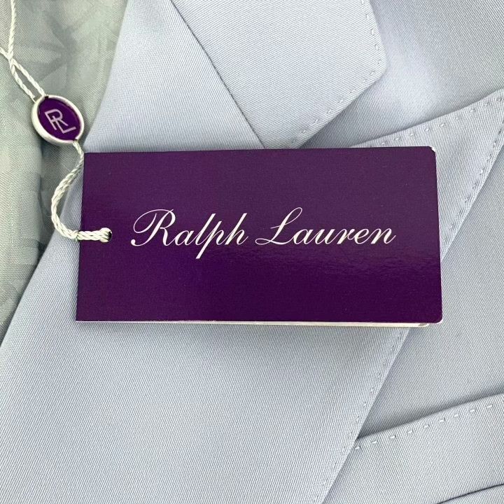 Ralph Lauren Ralph Lauren 24 Blue Wool Double-Breasted Blazer Size XL / US 12-14 / IT 48-50 - 6 Thumbnail