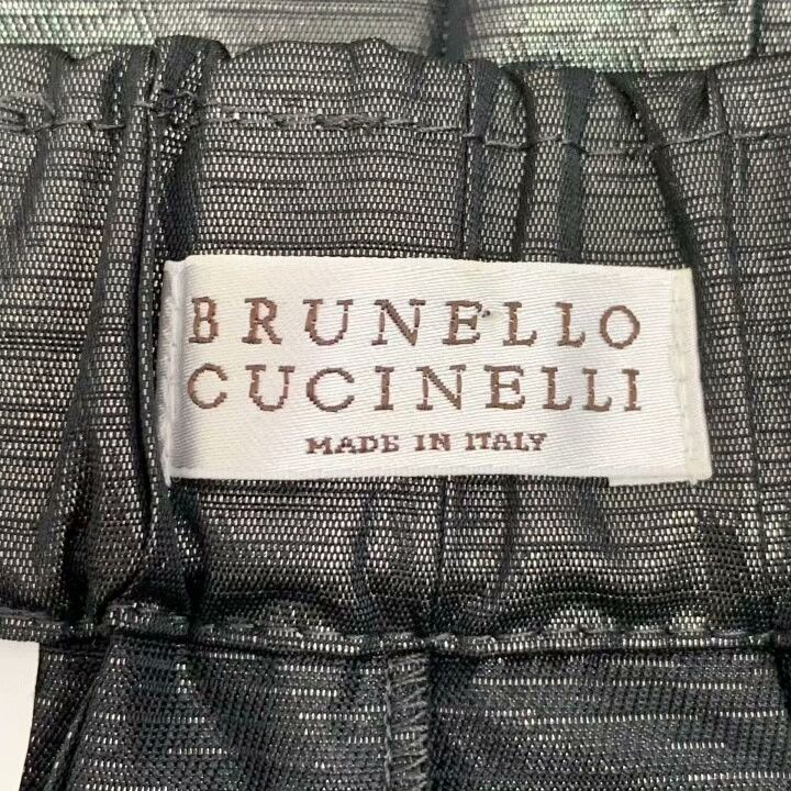 Brunello Cucinelli Brunello Cucinelli Black Pleated Skirt Size 42" / US 20 - 5 Thumbnail
