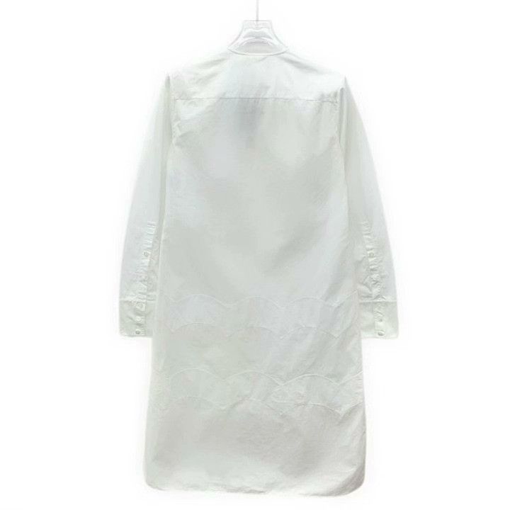 Dior Dior White Lace Cotton Shirt Dress Size XS / US 0-2 / IT 36-38 - 2 Thumbnail