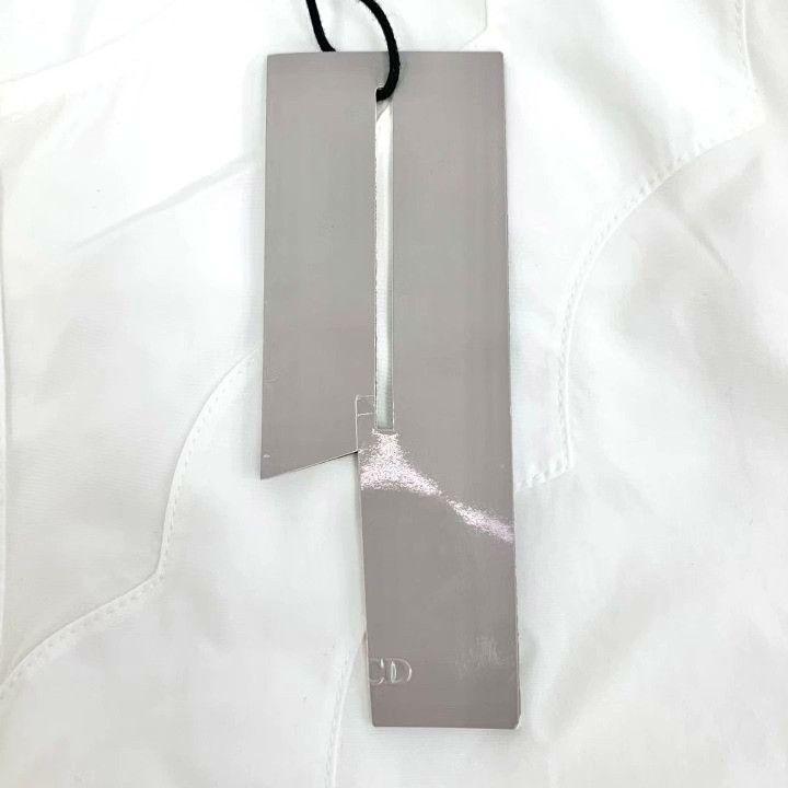 Dior Dior White Lace Cotton Shirt Dress Size XS / US 0-2 / IT 36-38 - 7 Thumbnail