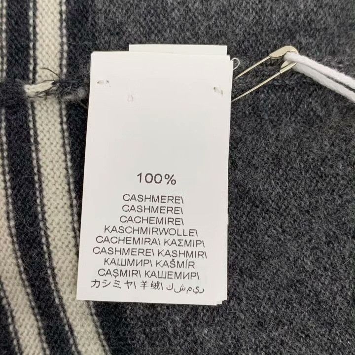 Brunello Cucinelli Brunello Cucinelli Color Block Stripe Cashmere Sweater Size S / US 4 / IT 40 - 6 Thumbnail