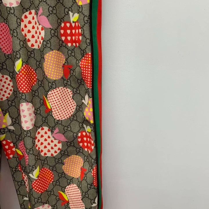 Gucci Gucci Apple Logo Jacquard Casual Pants Size 22" - 4 Thumbnail