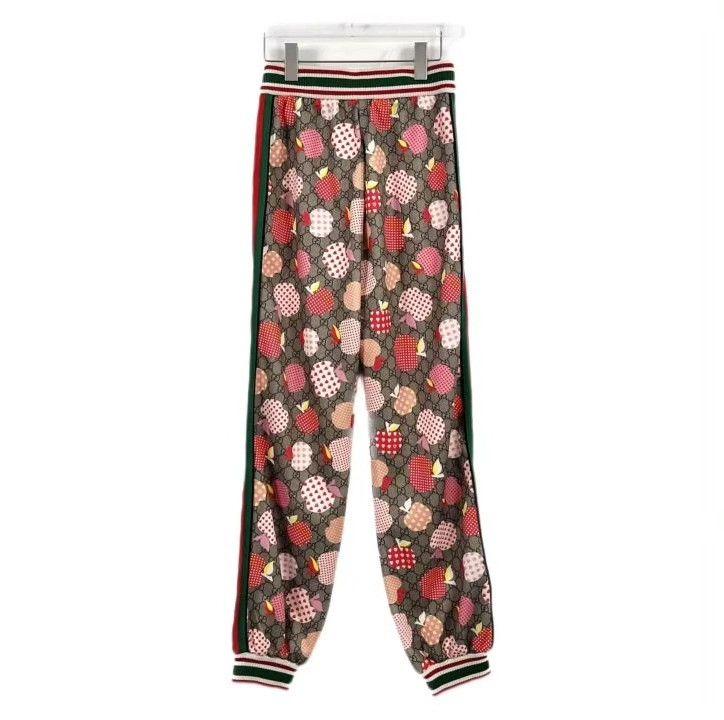 Gucci Gucci Apple Logo Jacquard Casual Pants Size 22" - 2 Thumbnail