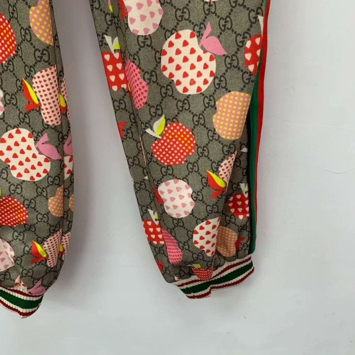Gucci Gucci Apple Logo Jacquard Casual Pants Size 22" - 5 Thumbnail