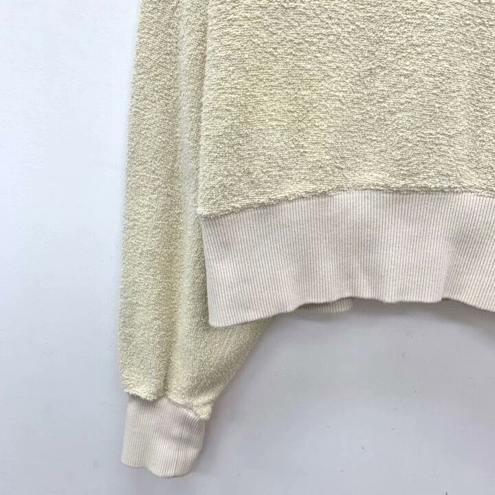 Celine Celine Beige Logo Embroidered Cotton Knit Top Size S / US 4 / IT 40 - 4 Thumbnail