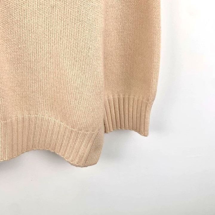 Fendi Fendi Logo-Embroidered Cashmere V-Neck Sweater Size M / US 6-8 / IT 42-44 - 4 Thumbnail