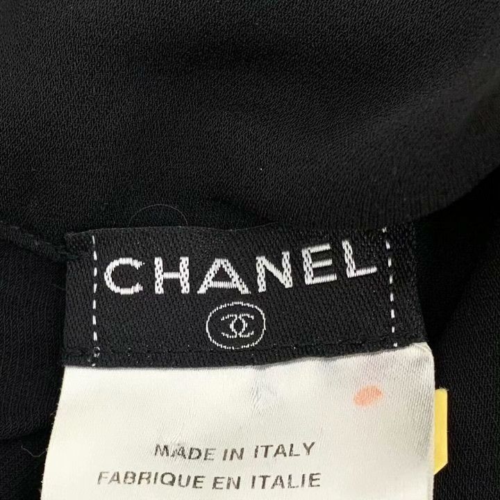 Chanel Chanel Black Silk Turtleneck Long-Sleeve T-shirt Size XS / US 0-2 / IT 36-38 - 5 Thumbnail