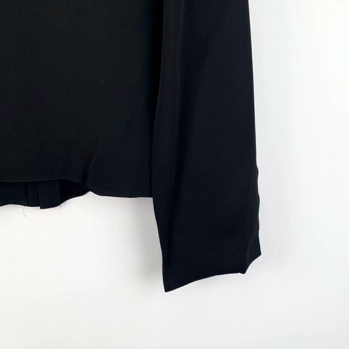 Chanel Chanel Black Silk Turtleneck Long-Sleeve T-shirt Size XS / US 0-2 / IT 36-38 - 4 Thumbnail