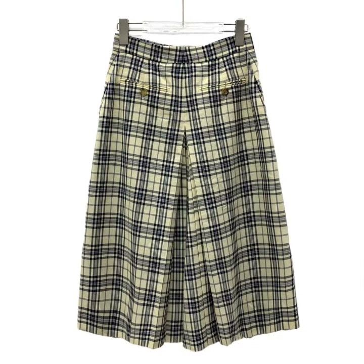 Gucci Gucci Plaid Wool Pleated Cropped Pants Size 38" / US 16 / IT 52 - 2 Thumbnail