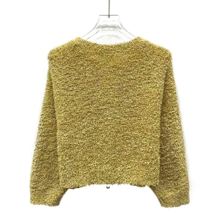 Brunello Cucinelli Brunello Cucinelli Yellow Cotton Tweed Jacket Size XS / US 0-2 / IT 36-38 - 2 Thumbnail