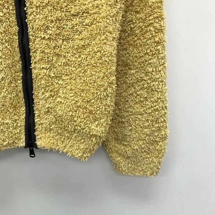Brunello Cucinelli Brunello Cucinelli Yellow Cotton Tweed Jacket Size XS / US 0-2 / IT 36-38 - 4 Thumbnail
