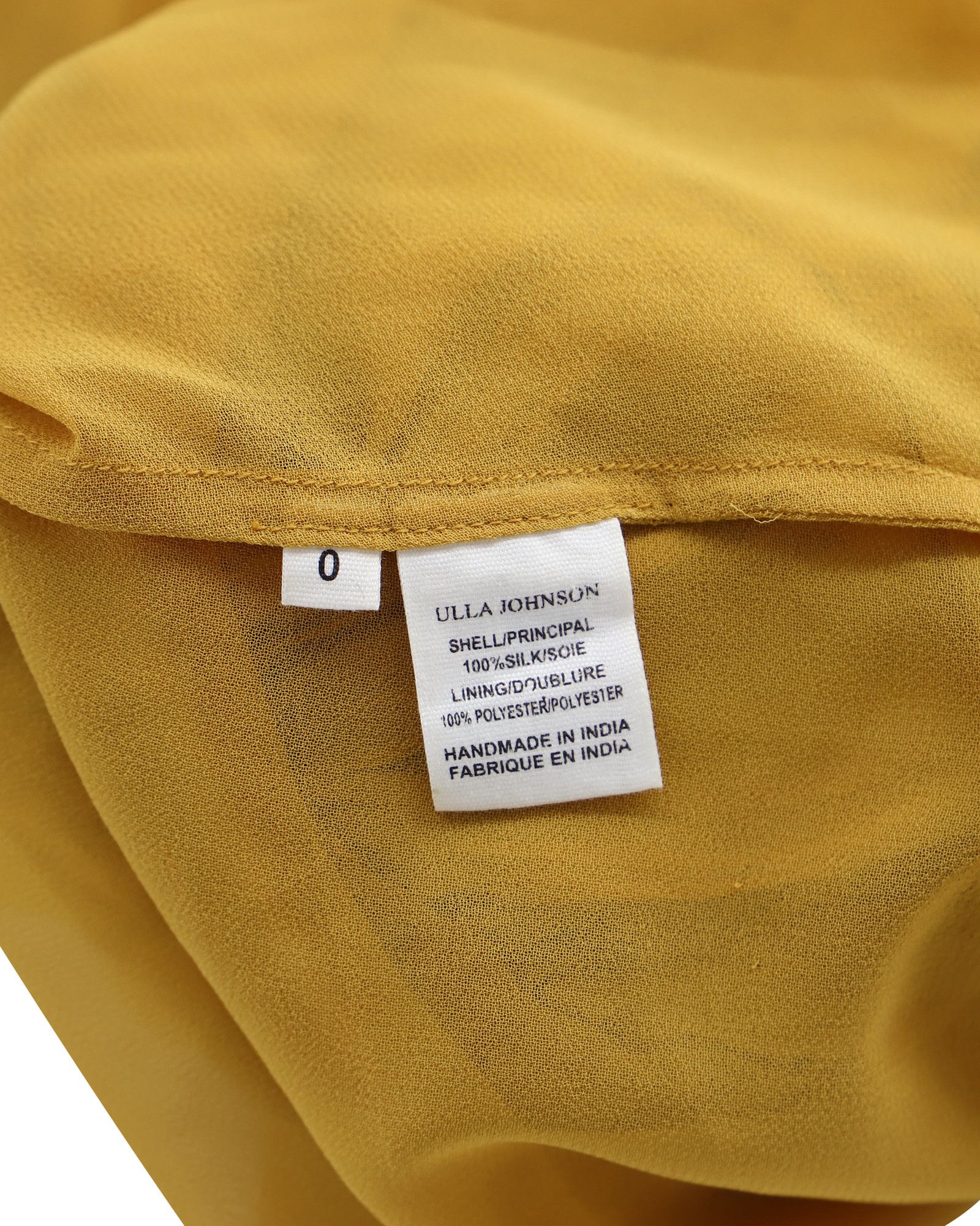 Ulla Johnson Ulla Johnson Odette Mini Dress in Gold Silk Size XS / US 0-2 / IT 36-38 - 5 Thumbnail
