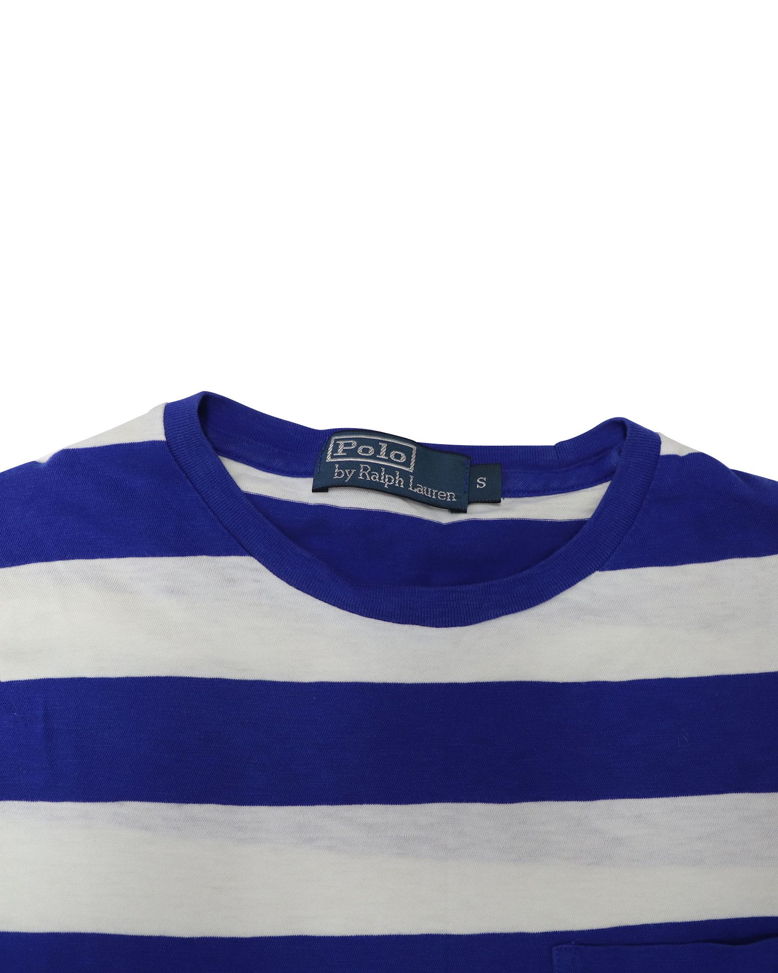 Ralph Lauren Polo by Ralph Lauren Stripe T-shirt in Blue and White Cotton Size US XS / EU 42 / 0 - 3 Thumbnail