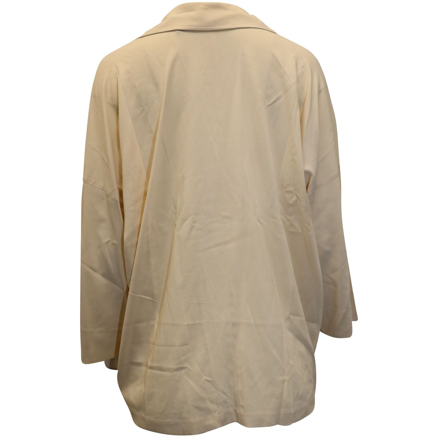 Vince Vince Long Sleeve Flowy Blouse in Beige Viscose Size XS / US 0-2 / IT 36-38 - 3 Thumbnail