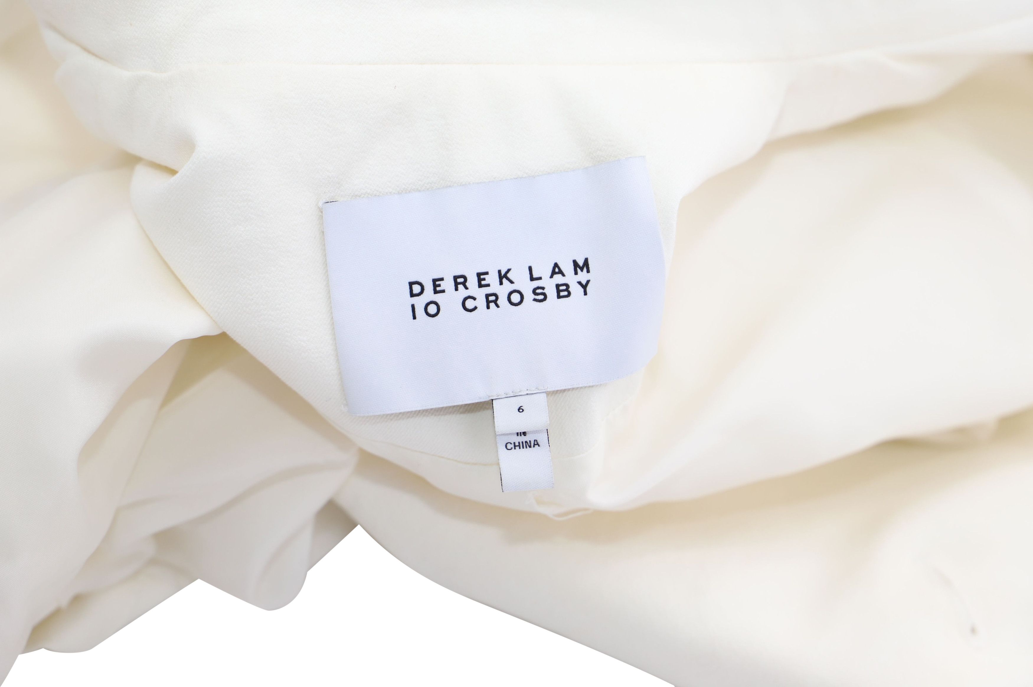 Derek Lam 10 Crosby Derek Lam 10 Crosby Rodeo Blazer in White Cotton Size XXS / US 00 / IT 34 - 4 Thumbnail