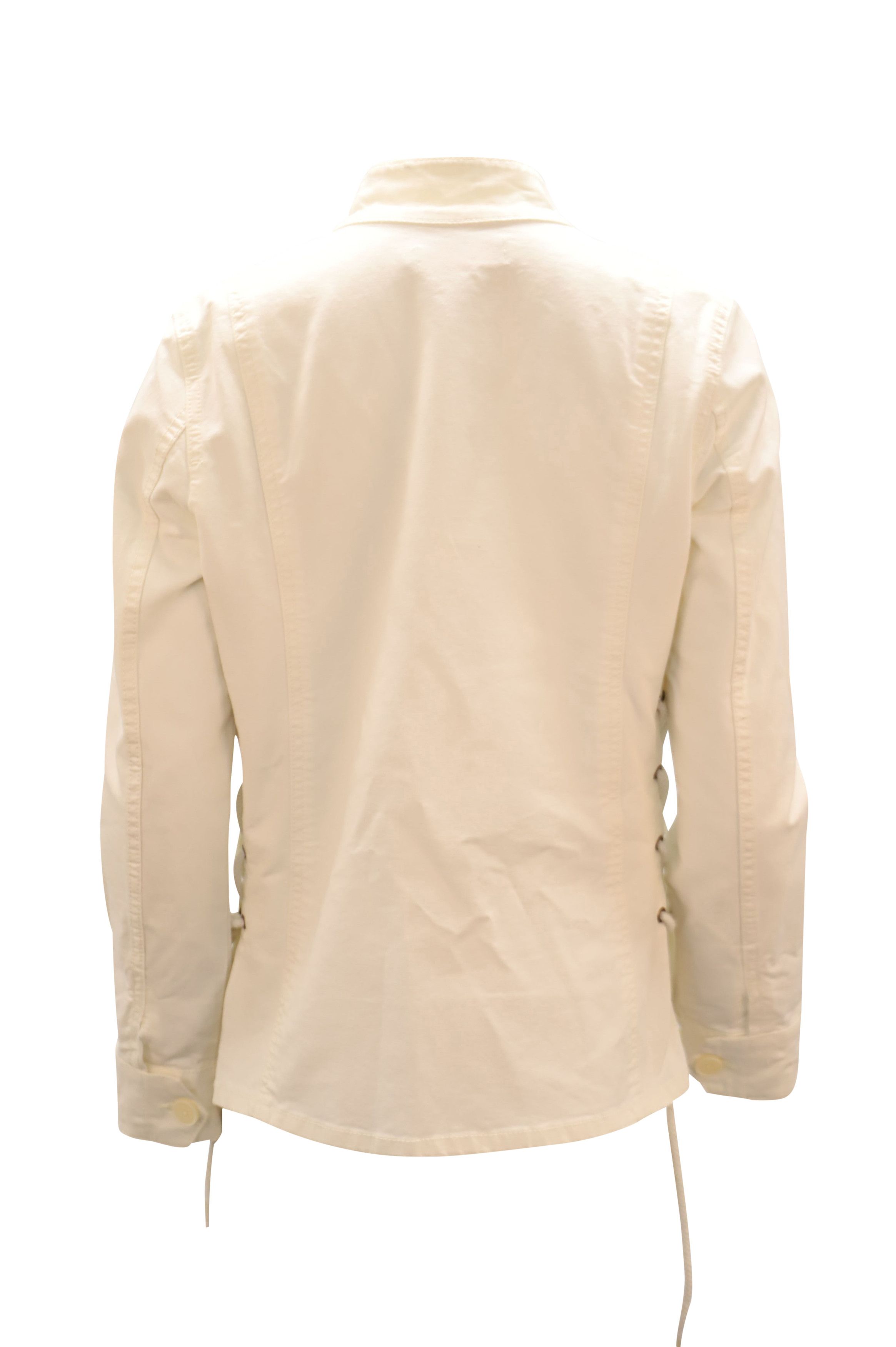 Derek Lam 10 Crosby Derek Lam 10 Crosby Rodeo Blazer in White Cotton Size XXS / US 00 / IT 34 - 2 Thumbnail