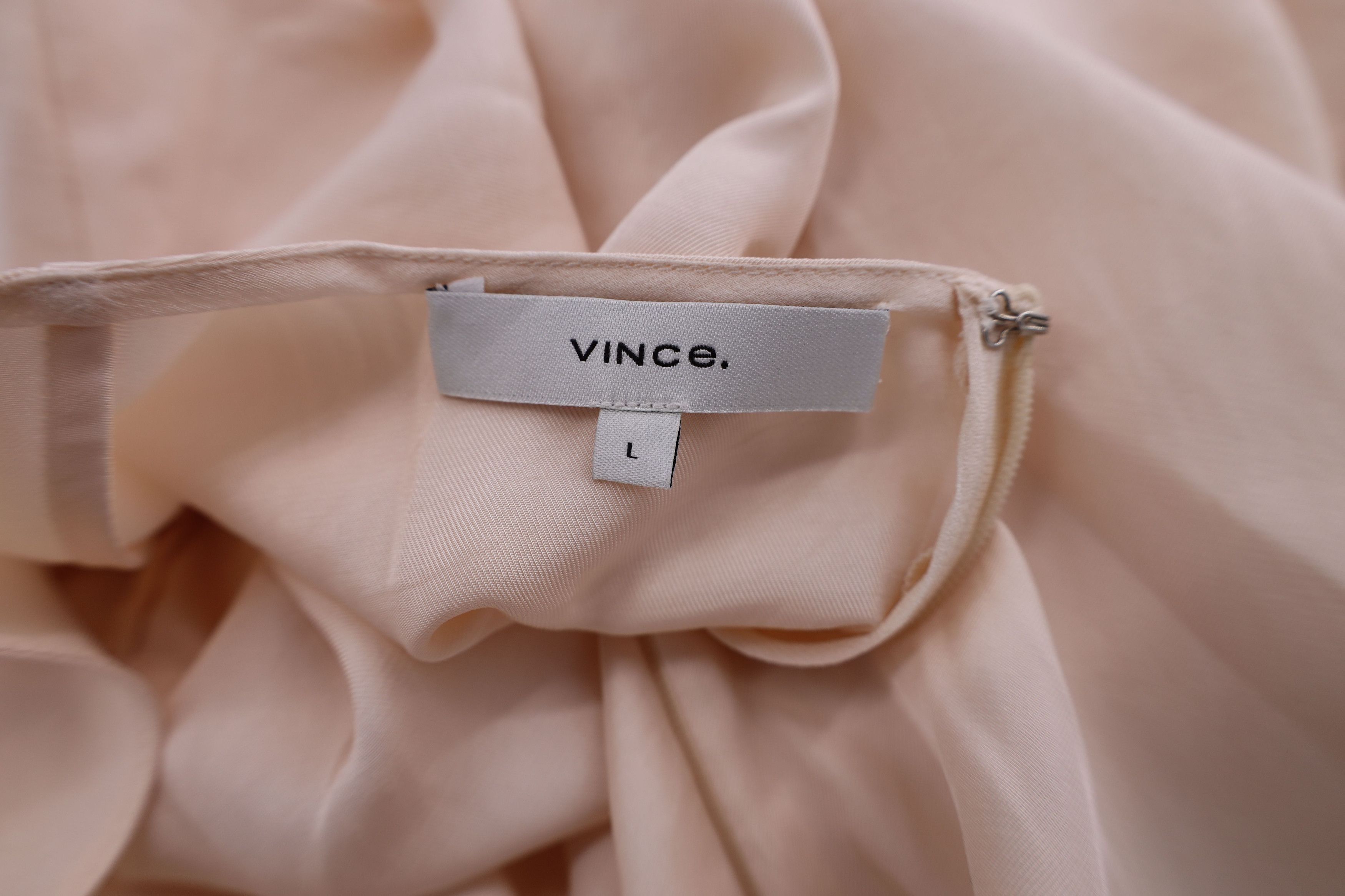 Vince Vince Lace Trim Top in Beige Triacetate Size L / US 10 / IT 46 - 3 Thumbnail
