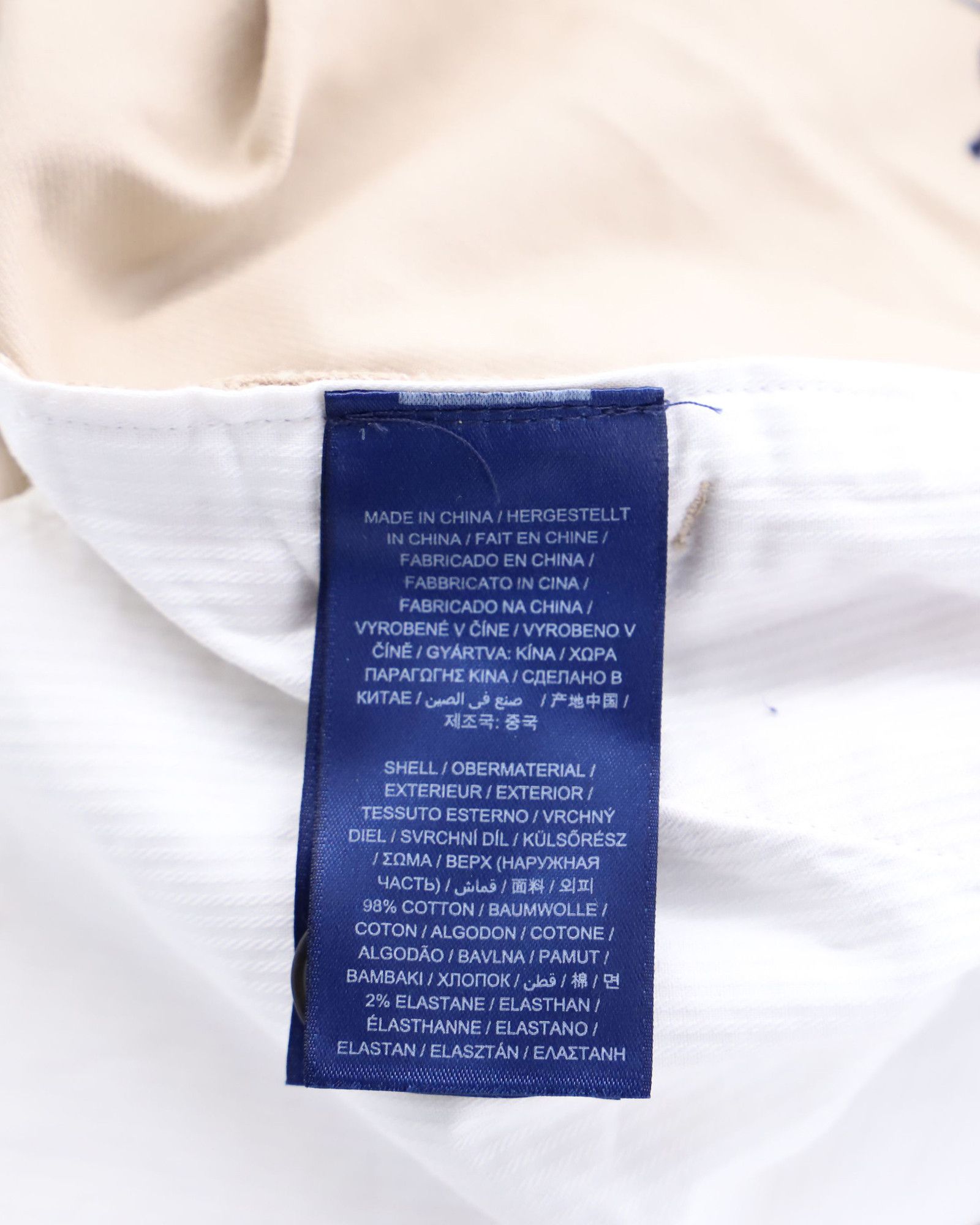 Gant Gant High-Waisted Crest Embroidery Pleated Chinos in Beige P Size 24" / US 00 / IT 34 - 6 Thumbnail