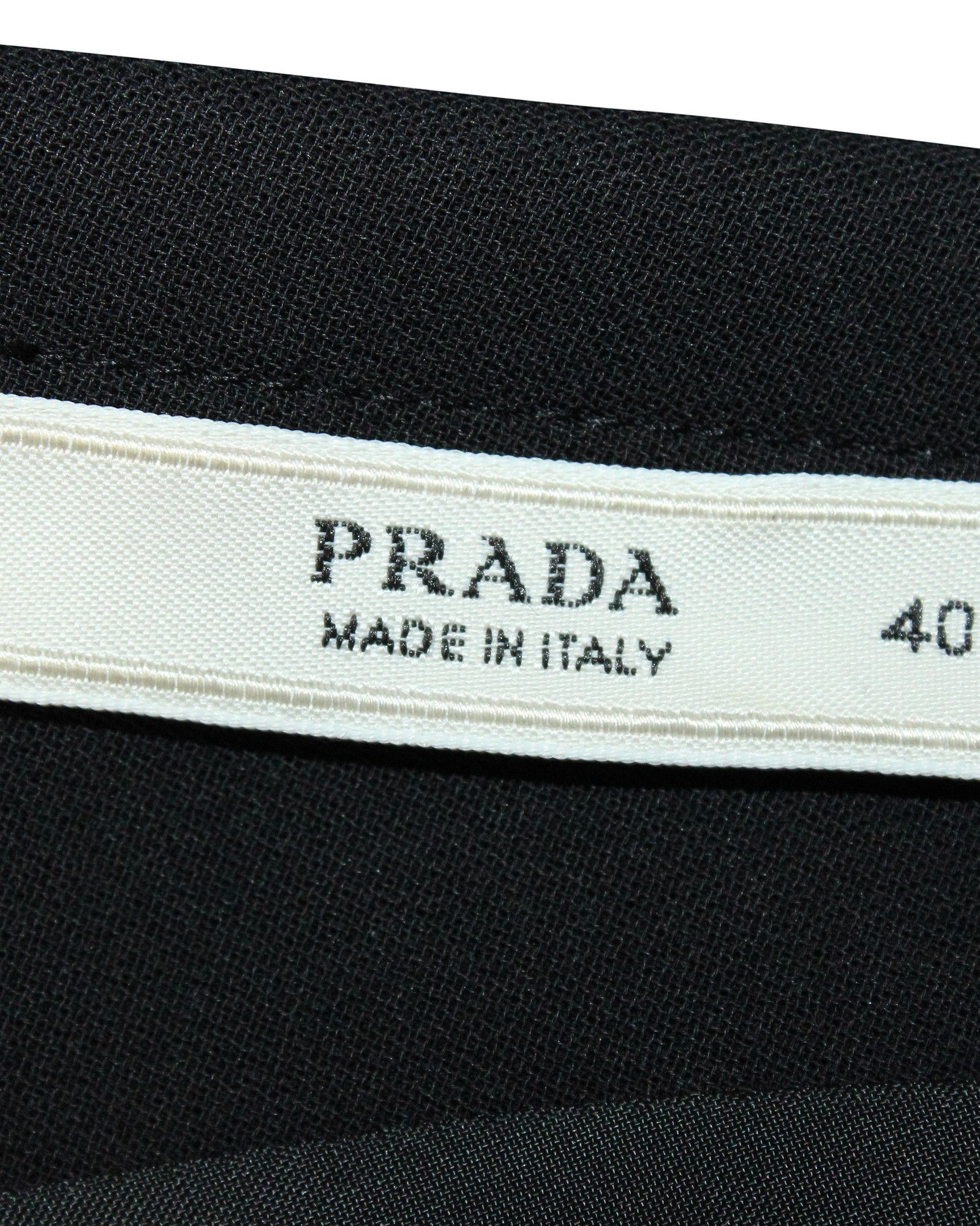 Prada Prada Sleeveless Sheath Dress with Pockets in Black Cotton Size XXS / US 00 / IT 34 - 4 Thumbnail
