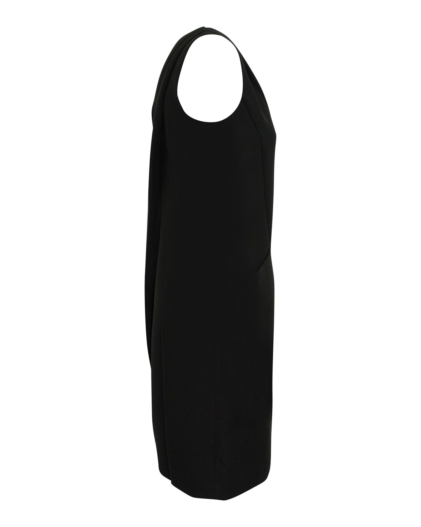 Prada Prada Sleeveless Sheath Dress with Pockets in Black Cotton Size XXS / US 00 / IT 34 - 2 Thumbnail