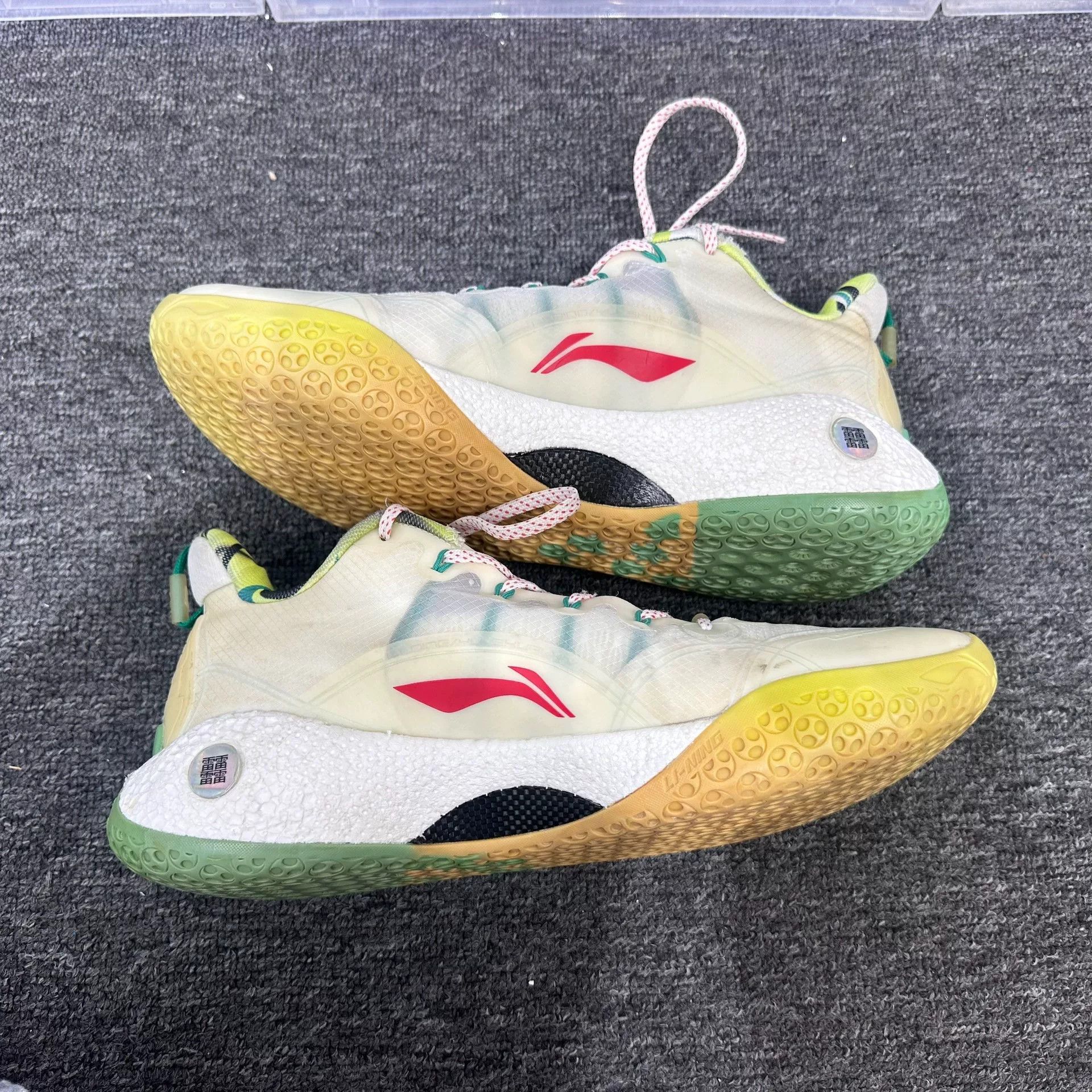 Li-Ning Li-Ning Glow Green Lowtop Sneakers 10 Men Size US 10 / EU 43 - 3 Thumbnail