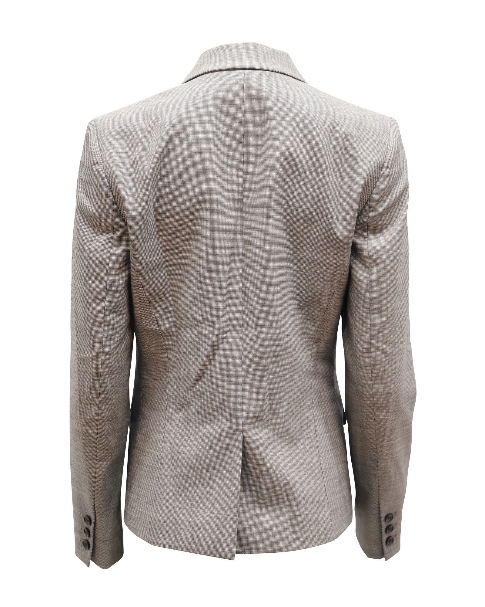 Theory Theory Houndstooth Suit Jacket in Black Wool Size M / US 6-8 / IT 42-44 - 2 Thumbnail