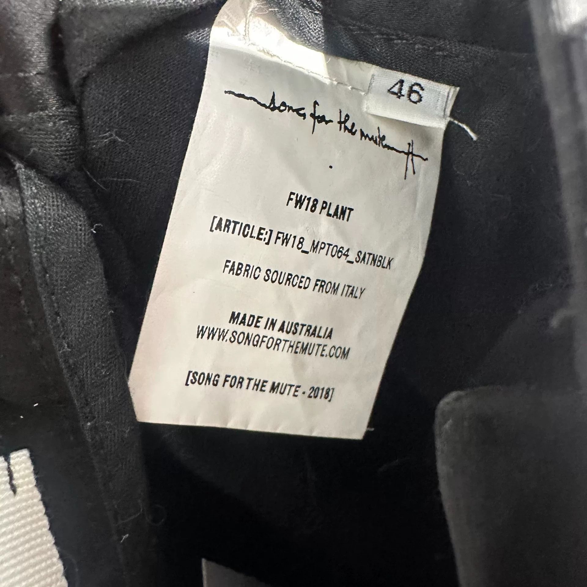 Song For The Mute Song for the Mute Cargo Casual Pants 44 Men Size US 44 / EU 60 - 3 Thumbnail