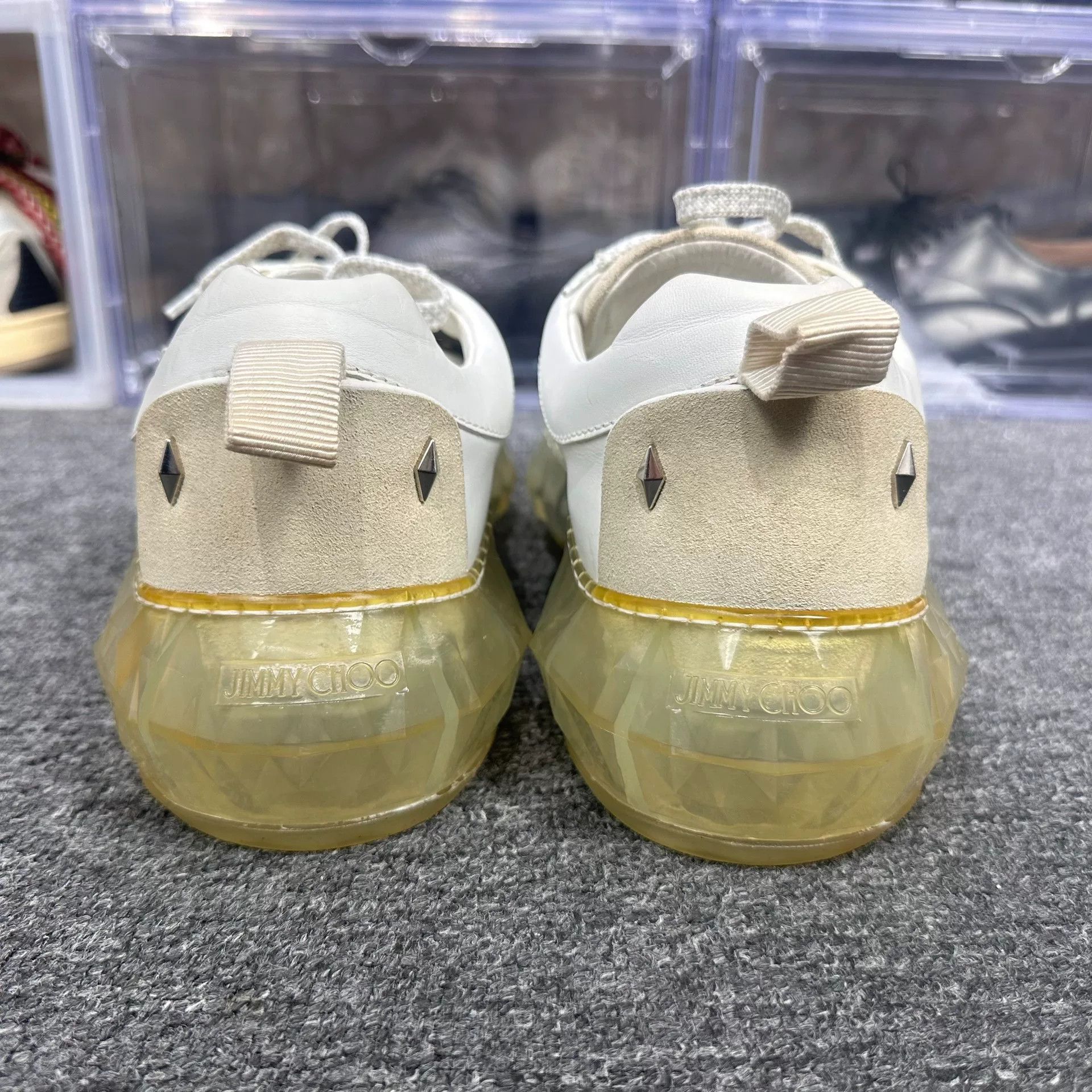 Jimmy Choo Jimmy Choo Clear Lowtop Sneakers 10 Men Size US 10 / EU 43 - 5 Thumbnail