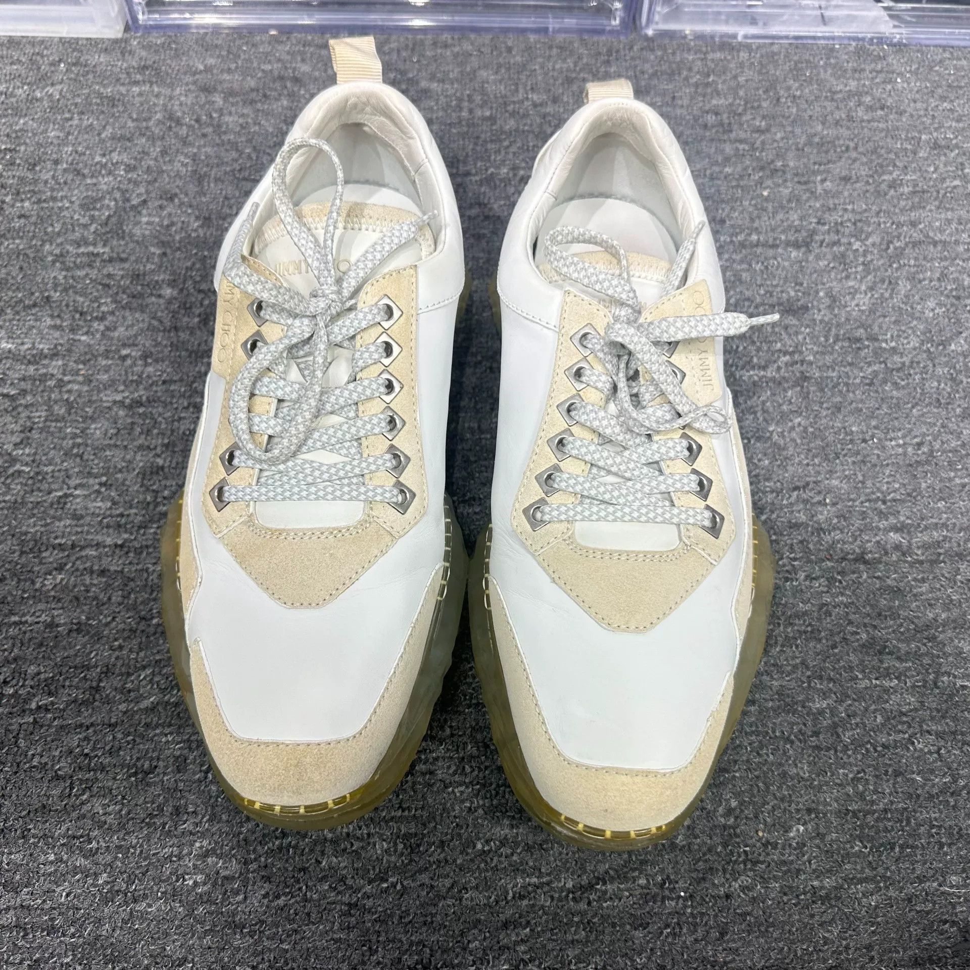 Jimmy Choo Jimmy Choo Clear Lowtop Sneakers 10 Men Size US 10 / EU 43 - 4 Thumbnail