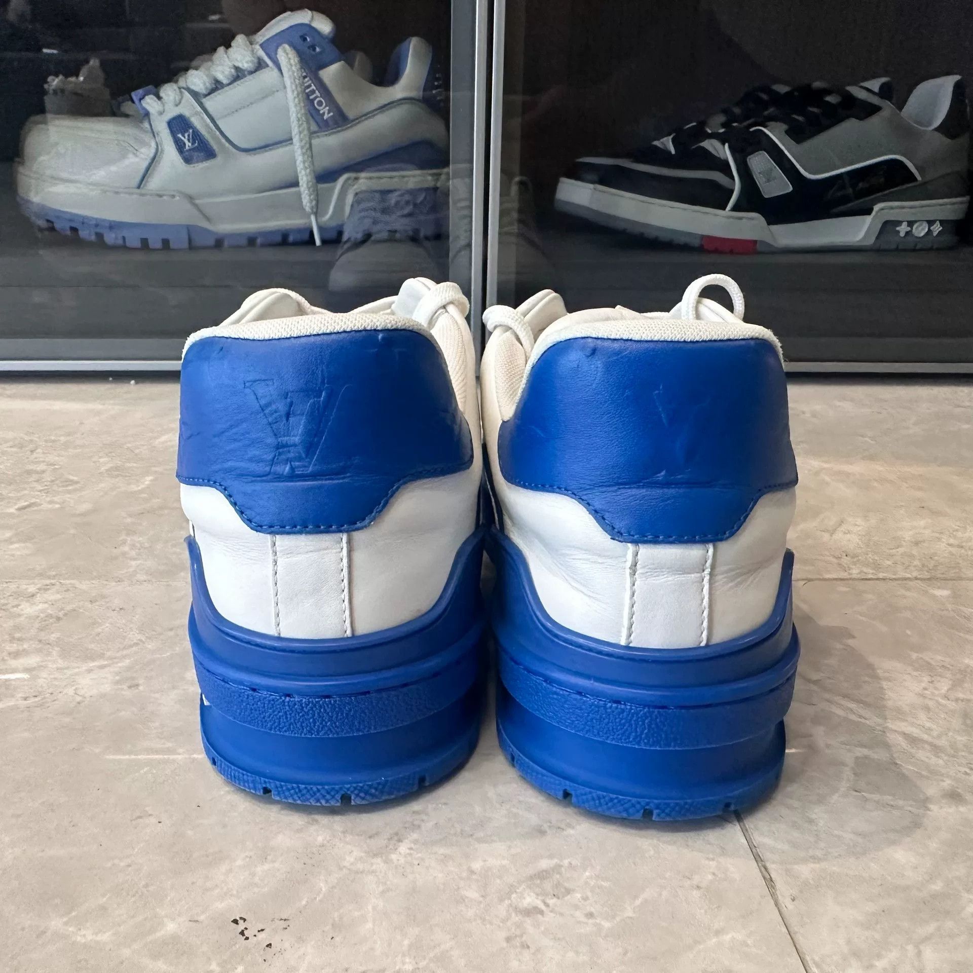 Louis Vuitton Louis Vuitton Training Blue Lowtop Sneakers 9 Men Size US 9 / EU 42 - 5 Thumbnail