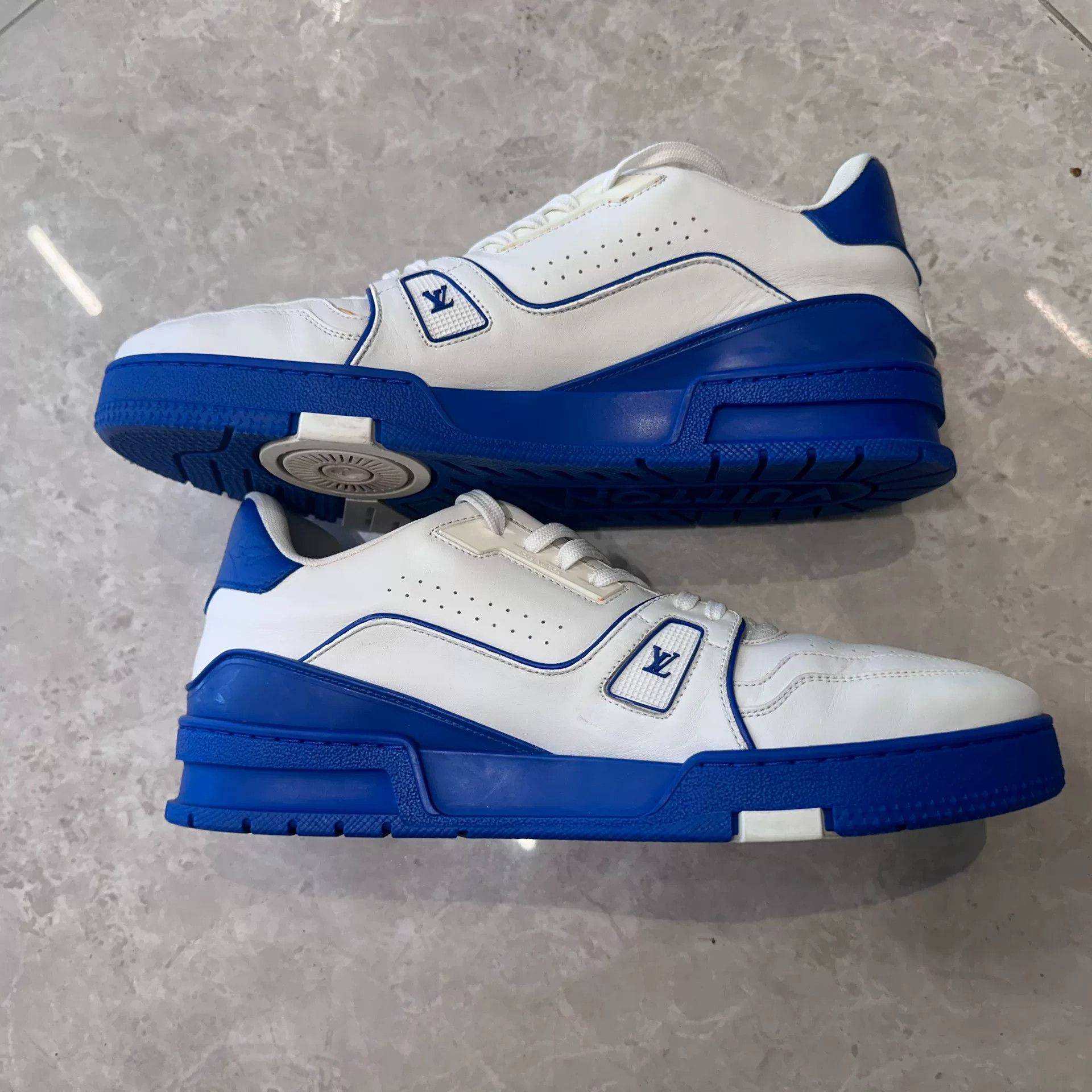 Louis Vuitton Louis Vuitton Training Blue Lowtop Sneakers 9 Men Size US 9 / EU 42 - 3 Thumbnail
