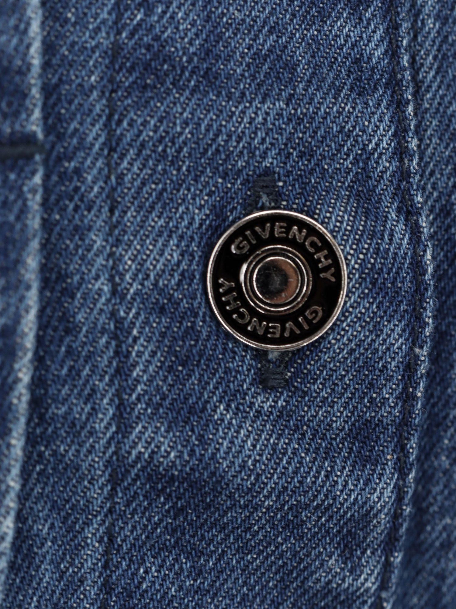 Givenchy Denim Chemisier Dress Size XS / US 0-2 / IT 36-38 - 3 Thumbnail
