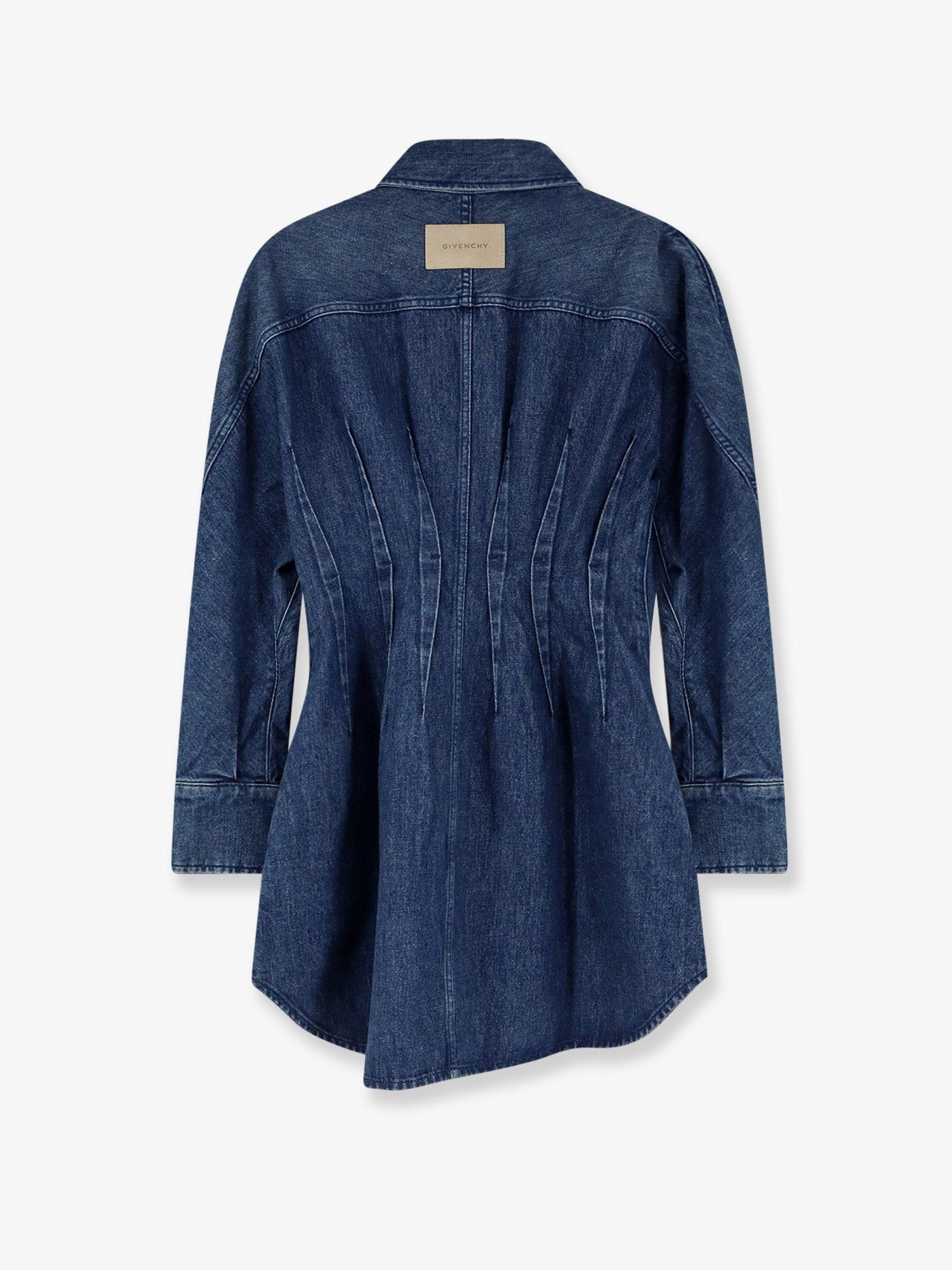 Givenchy Denim Chemisier Dress Size XS / US 0-2 / IT 36-38 - 2 Thumbnail