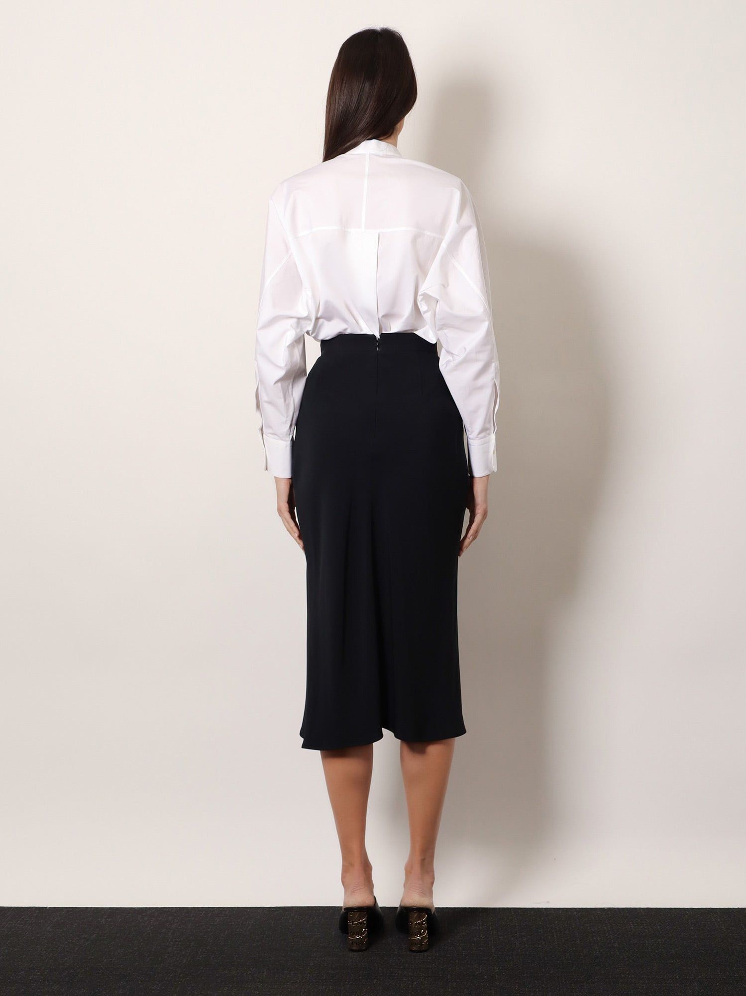 Givenchy Draped Midi Skirt Size 25" / US 0 / IT 36 - 5 Thumbnail
