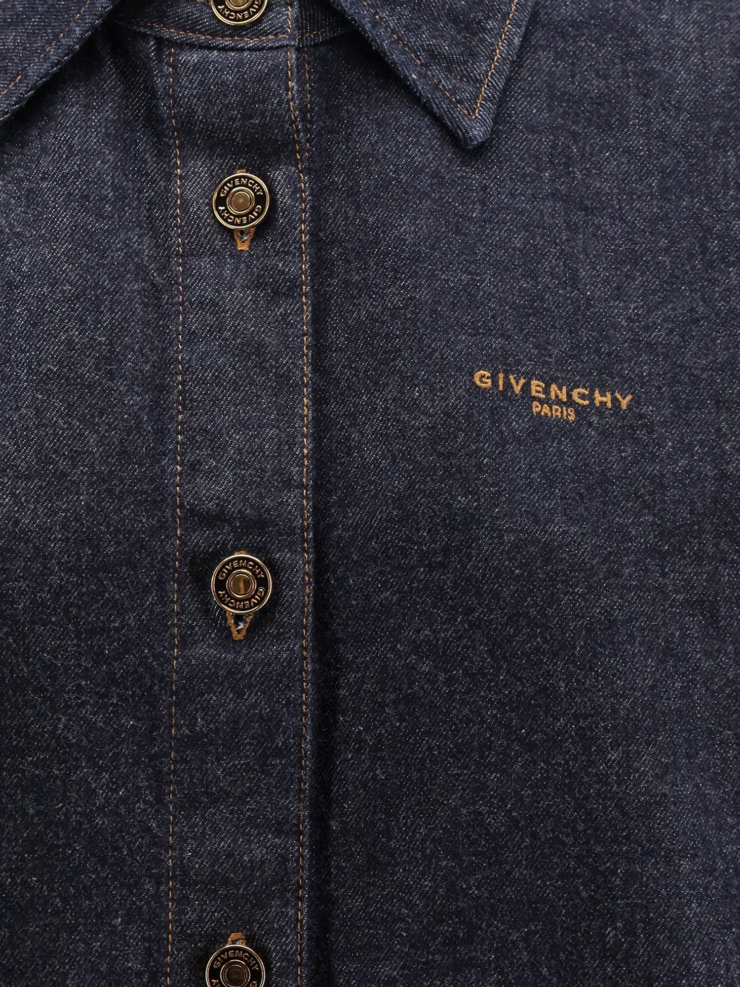 Givenchy Long Denim Shirt Size S / US 4 / IT 40 - 3 Thumbnail