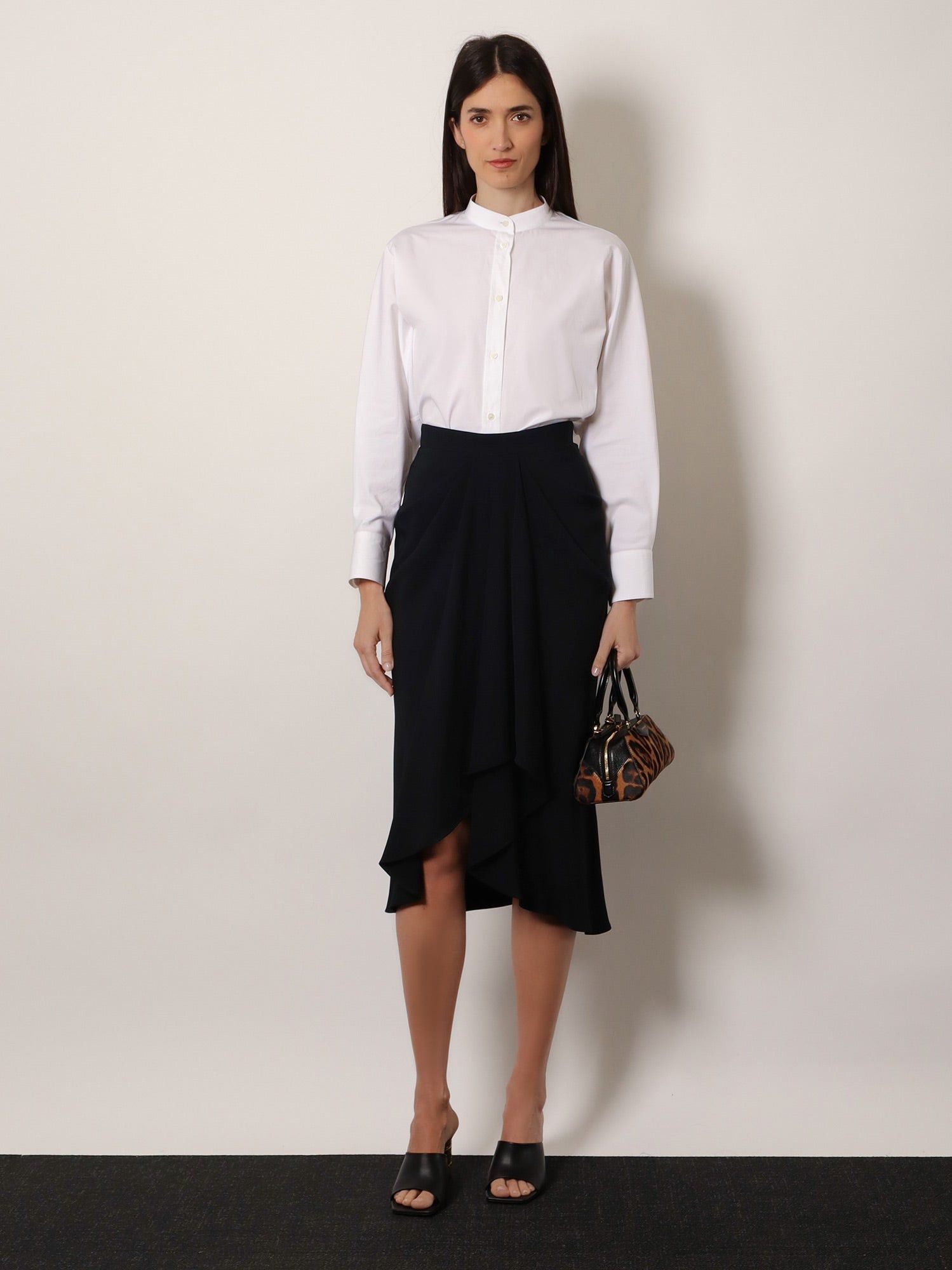 Givenchy Open Back Cotton Shirt Size XS / US 0-2 / IT 36-38 - 4 Thumbnail