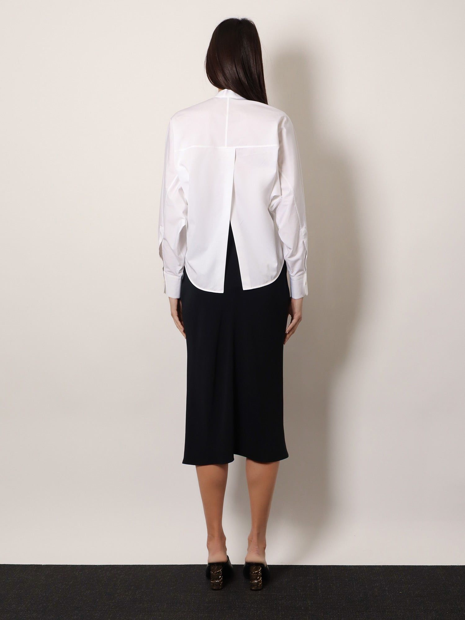 Givenchy Open Back Cotton Shirt Size XS / US 0-2 / IT 36-38 - 5 Thumbnail