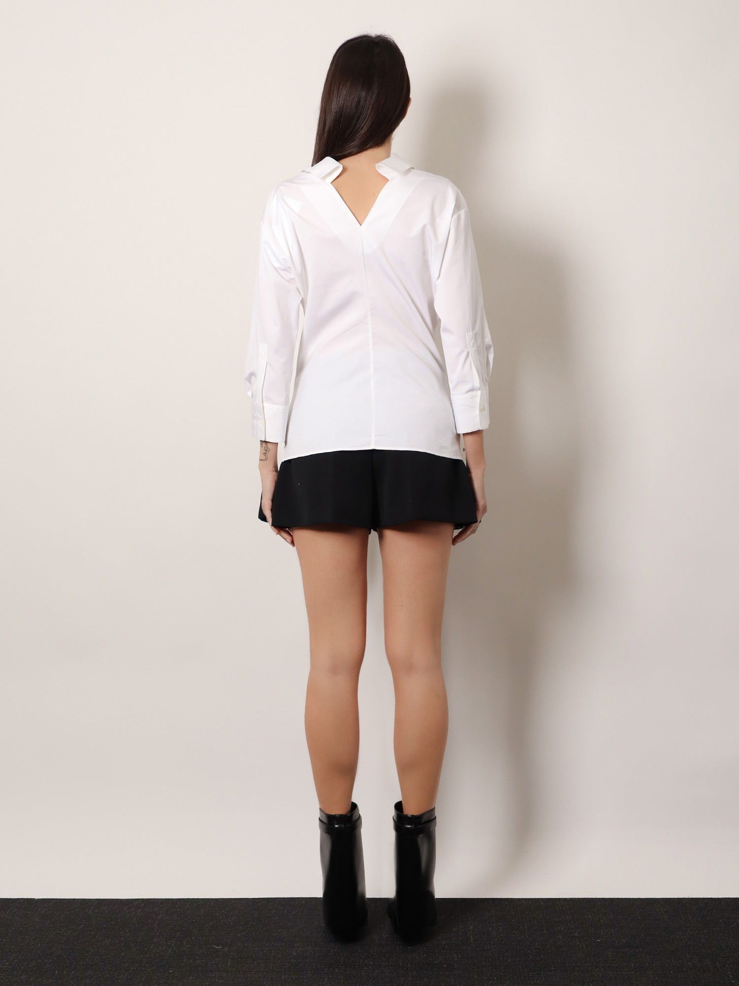 Givenchy Open Cotton Shirt Size XS / US 0-2 / IT 36-38 - 5 Thumbnail