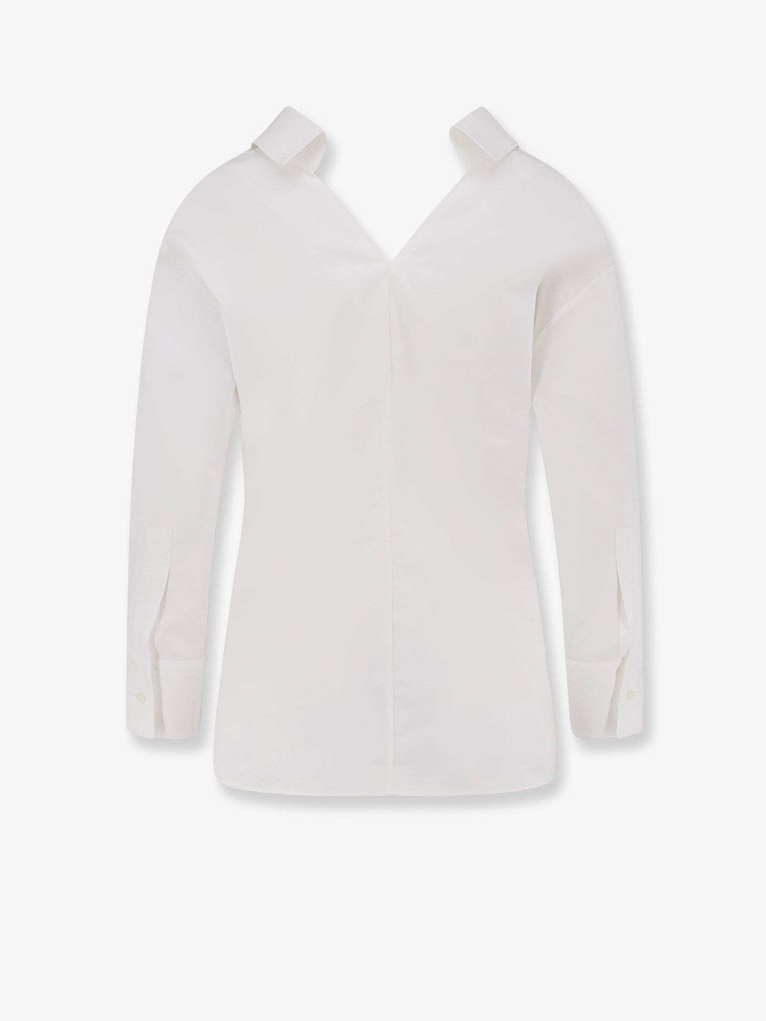 Givenchy Open Cotton Shirt Size XS / US 0-2 / IT 36-38 - 2 Thumbnail